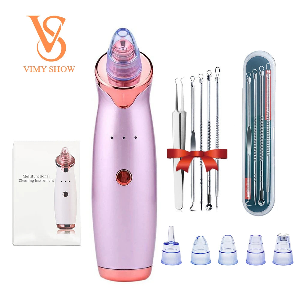 Blackhead Remover Pore Vacuum | Electric Pore Cleaner | 5 Suction Levels