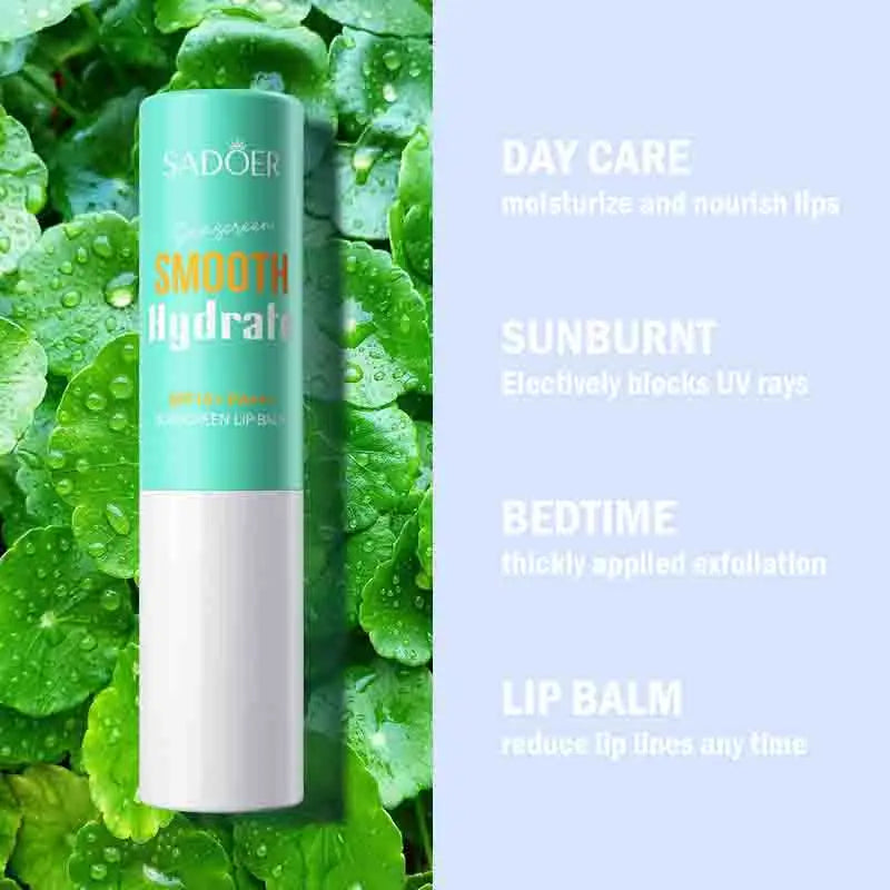 Lip Sunscreen SPF 15 | Moisturizing Lip Balm | Sun Protection & Nourishing