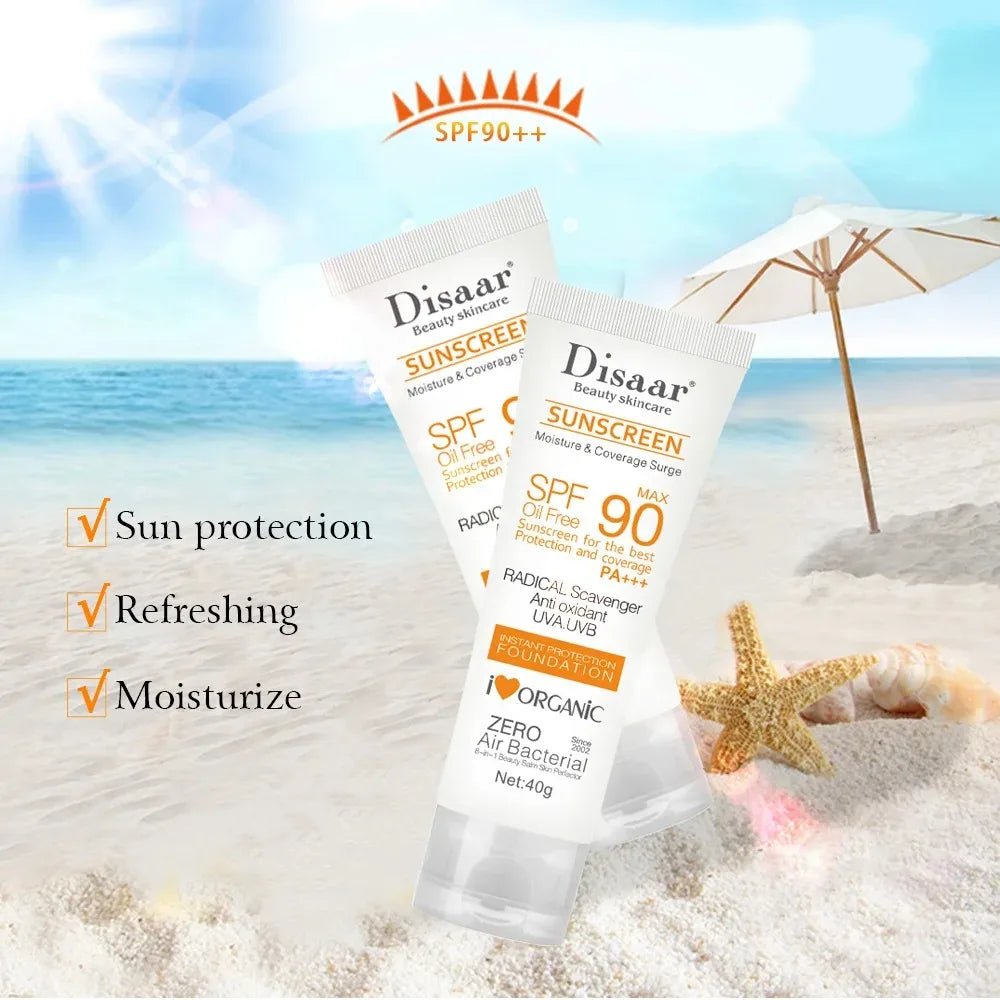 Sunscreen SPF 90+ | Face & Body | Waterproof & Anti-Aging