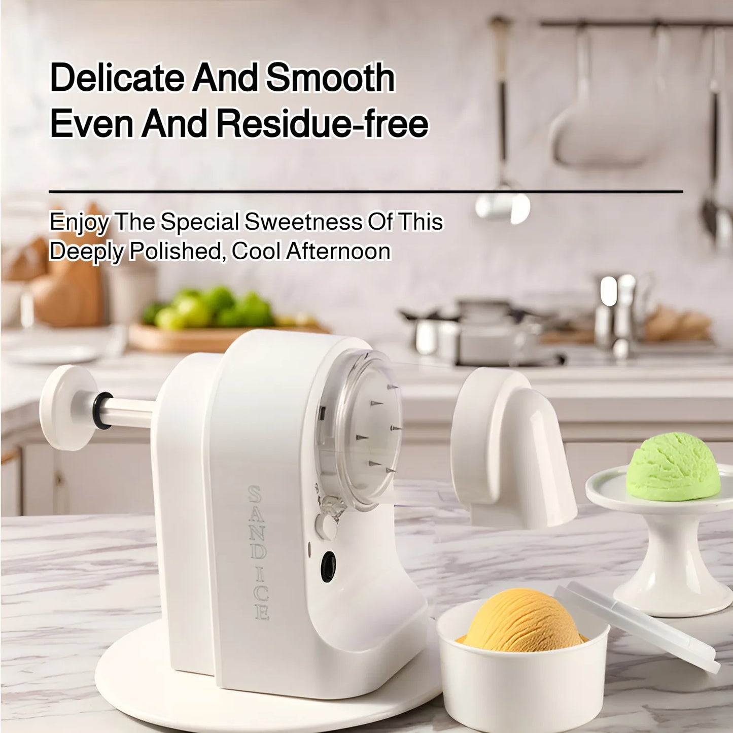 Electric Slush & Shaved Ice Machine | Portable & Wireless