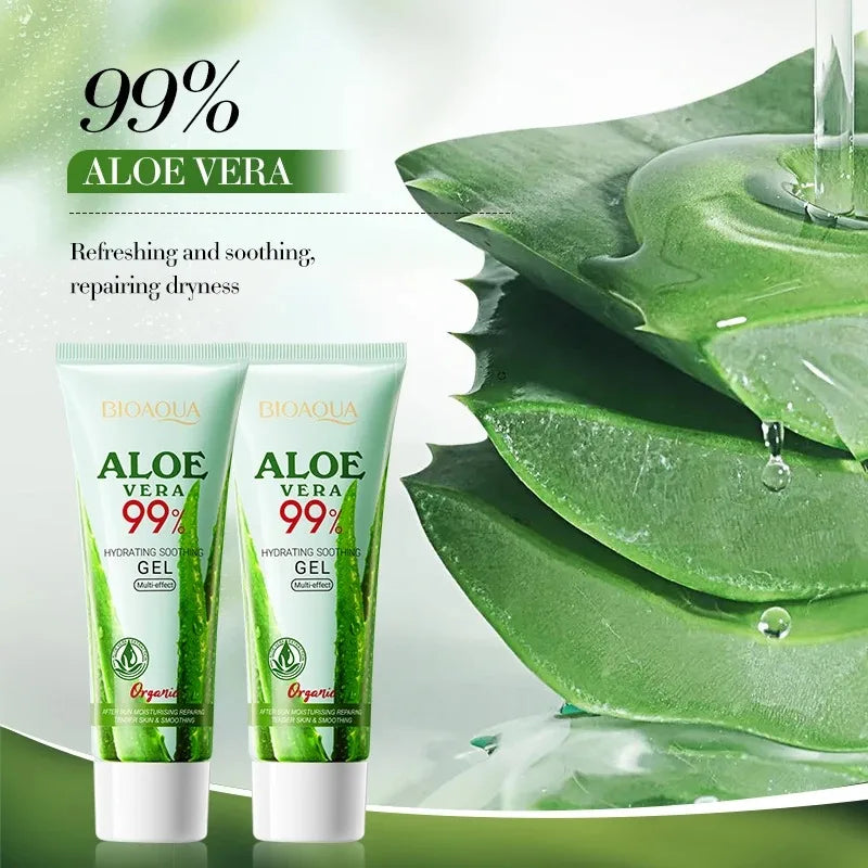 Aloe Vera Gel | Soothing & Hydrating | Face, Body & Sunburn Relief