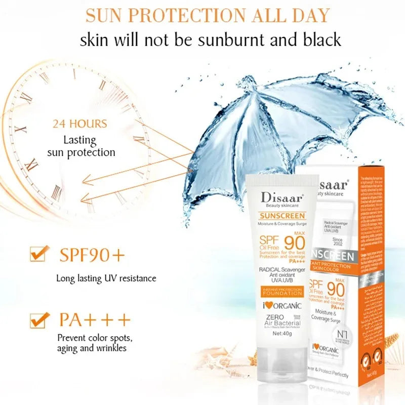 Sunscreen SPF 90+ | Face & Body | Waterproof & Anti-Aging