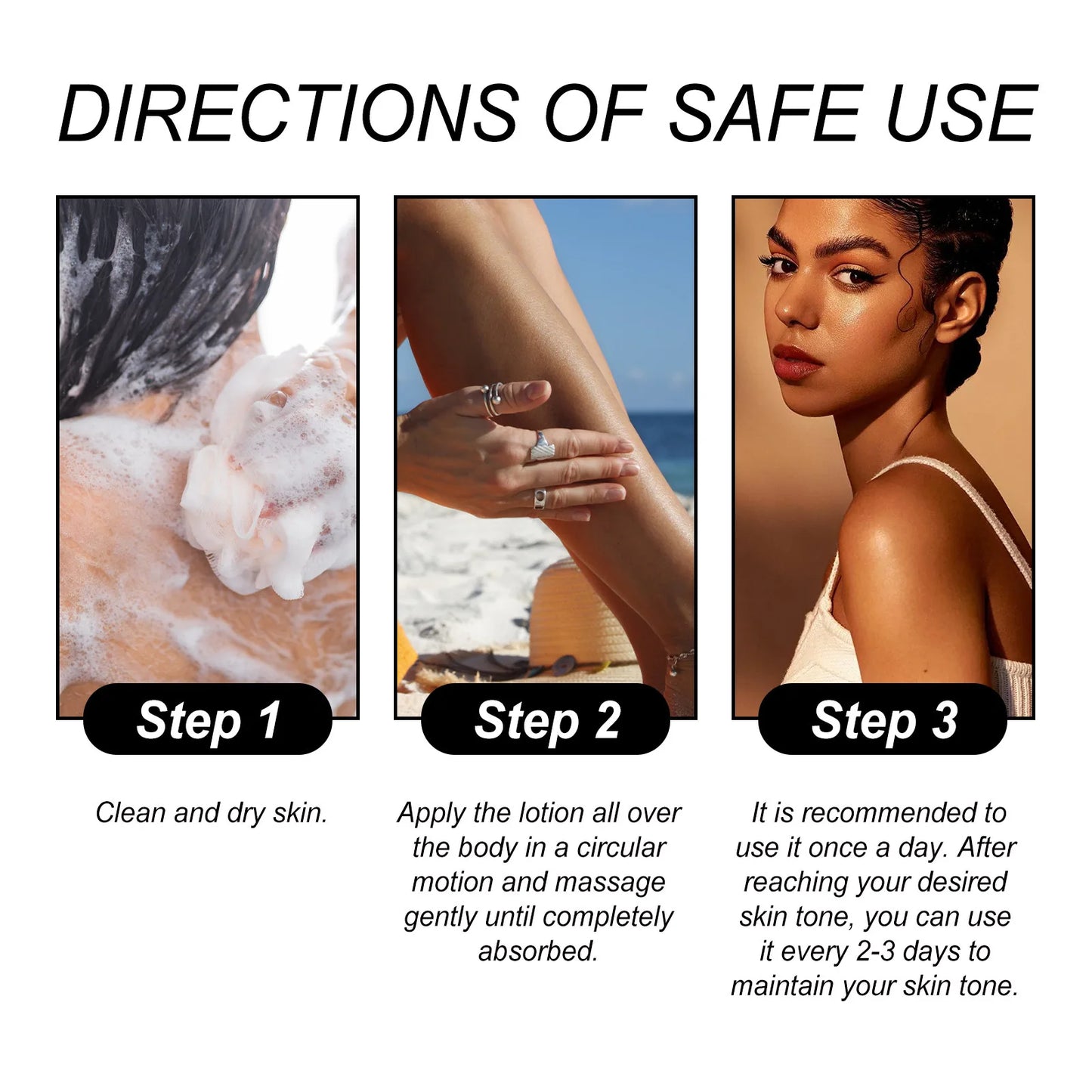Self-Tanning Lotion | Natural Bronze Glow | Face & Body