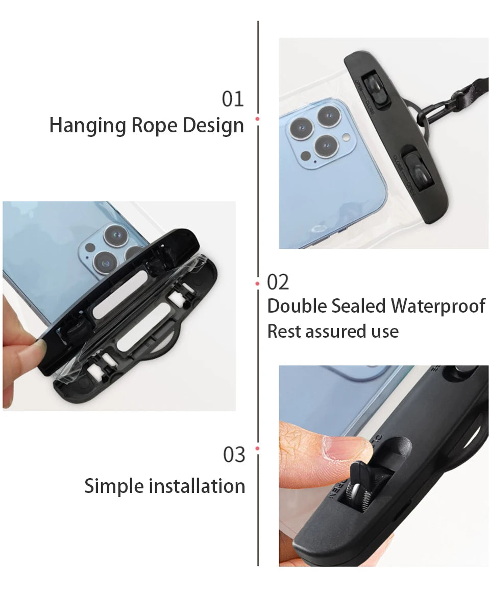Waterproof Phone Pouch | Universal Fit | Beach & Swimming