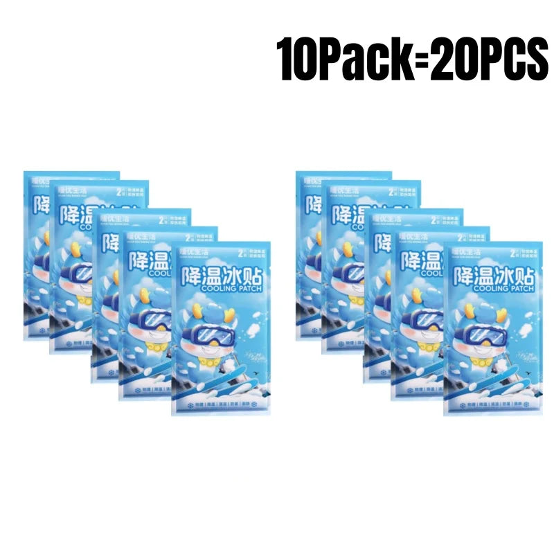 Cooling Gel Patches | Instant Relief for Fever, Headache & Heat | Hydrogel