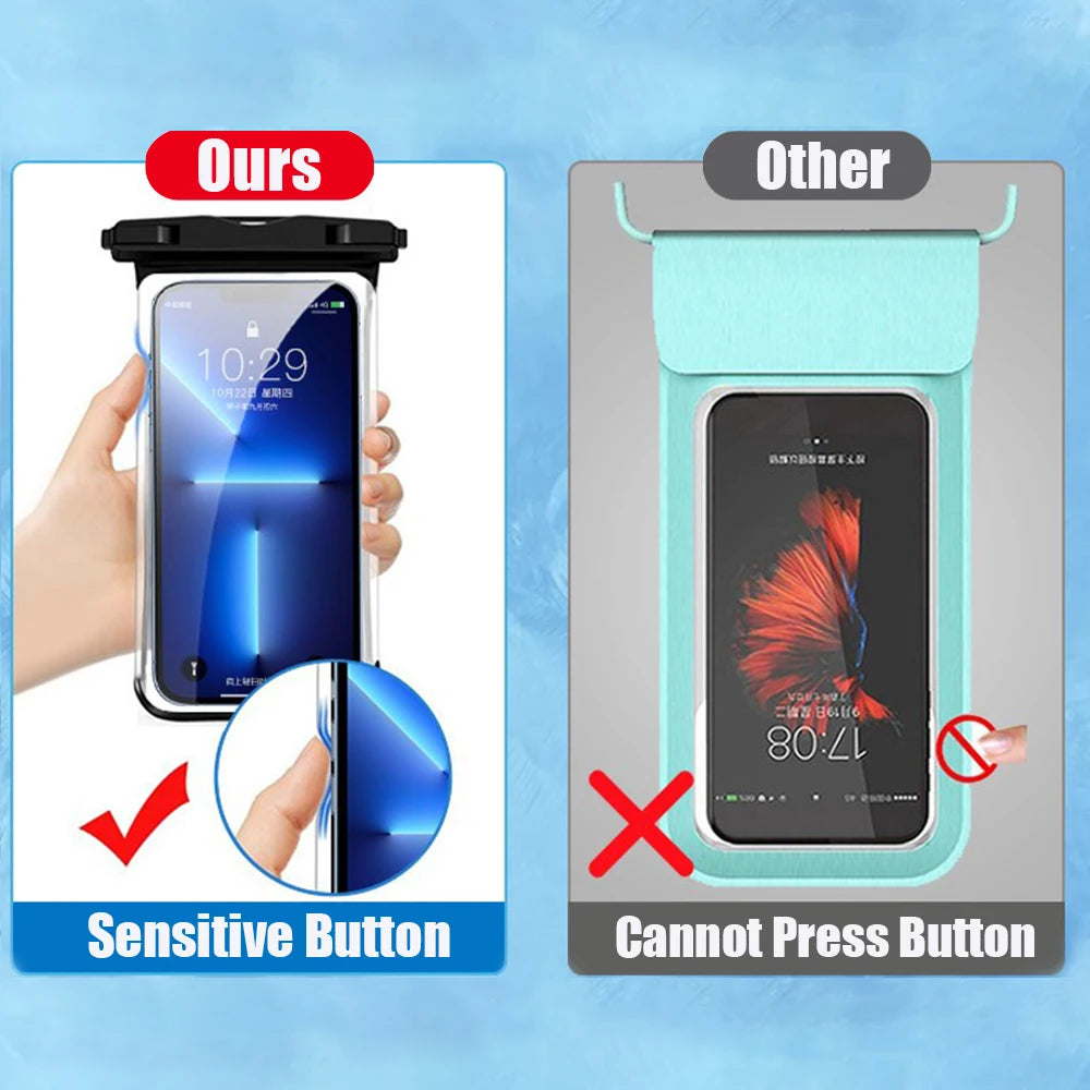 Waterproof Phone Pouch | Universal Fit | Beach & Swimming