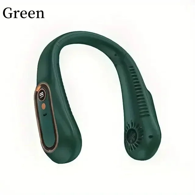 Portable Neck Fan | Bladeless & USB Rechargeable | 5 Speed Settings