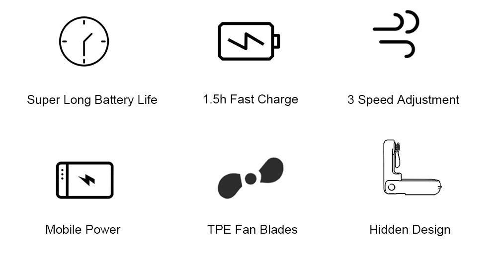 Portable Handheld Fan | Foldable & USB Rechargeable | 2-in-1 Power Bank