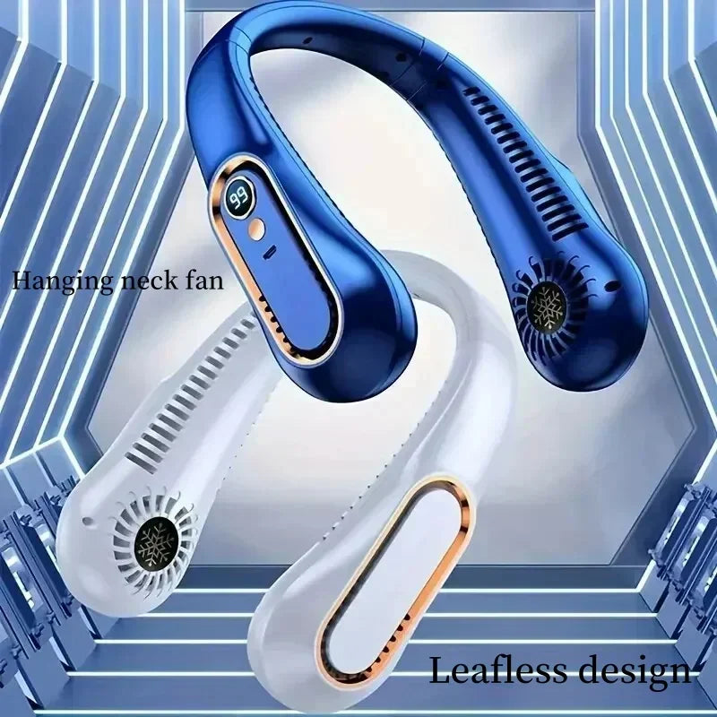 Portable Neck Fan | Bladeless & USB Rechargeable | 5 Speed Settings