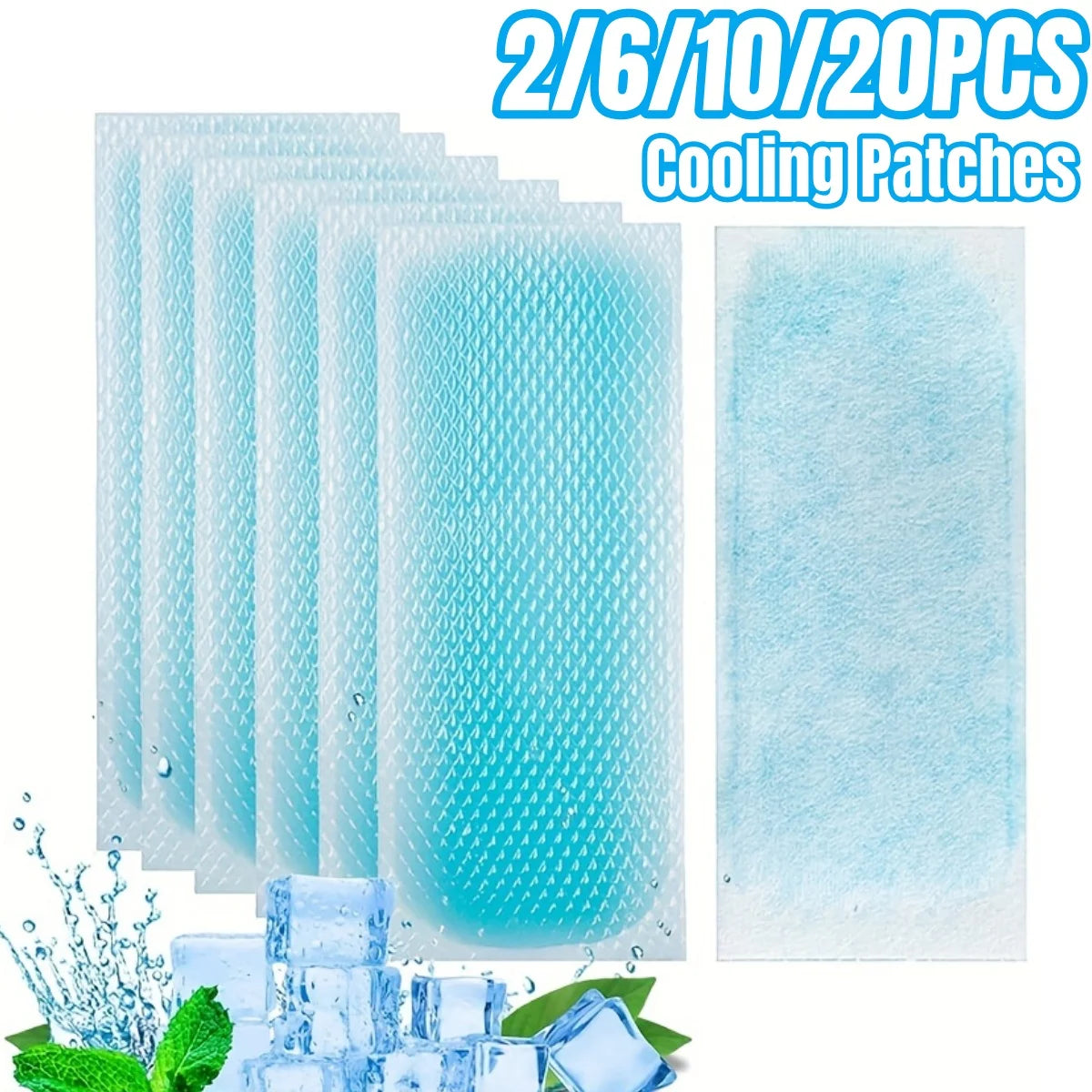 Cooling Gel Patches | Instant Relief for Fever, Headache & Heat | Hydrogel
