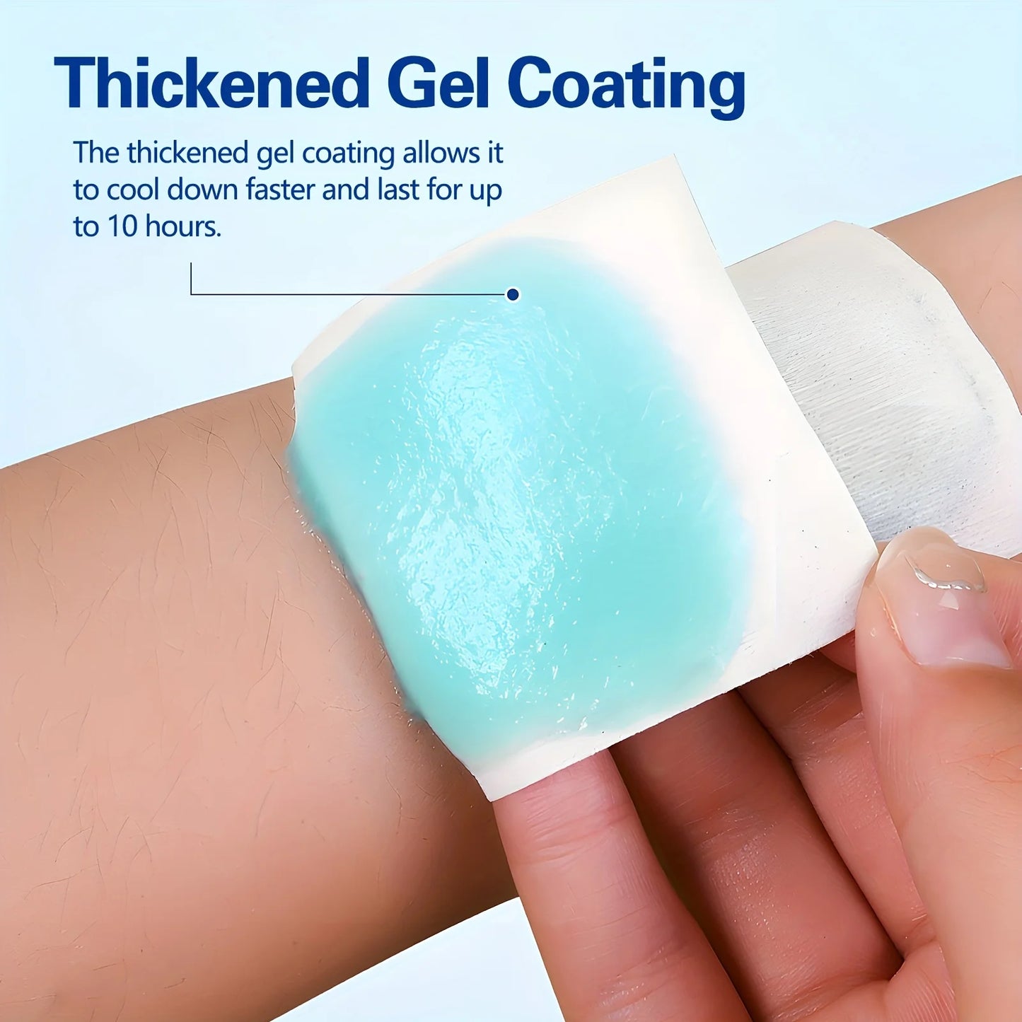 Cooling Gel Patches | Instant Relief for Fever, Headache & Heat | Hydrogel