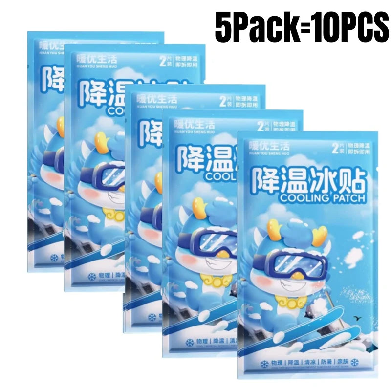 Cooling Gel Patches | Instant Relief for Fever, Headache & Heat | Hydrogel