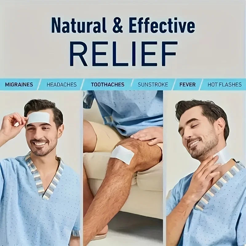 Cooling Gel Patches | Instant Relief for Fever, Headache & Heat | Hydrogel