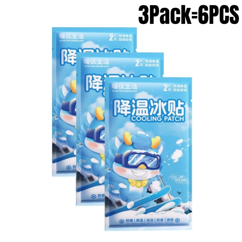 Cooling Gel Patches | Instant Relief for Fever, Headache & Heat | Hydrogel